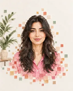 نمونهٔ خروجی قالب پیکسلی در آتلیه پیکاسو