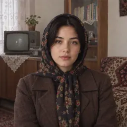 نمونهٔ خروجی قالب 1360 شمسی/1980 میلادی در آتلیه پیکاسو