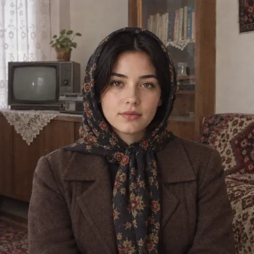 نمونهٔ خروجی قالب 1360 شمسی/1980 میلادی در آتلیه پیکاسو