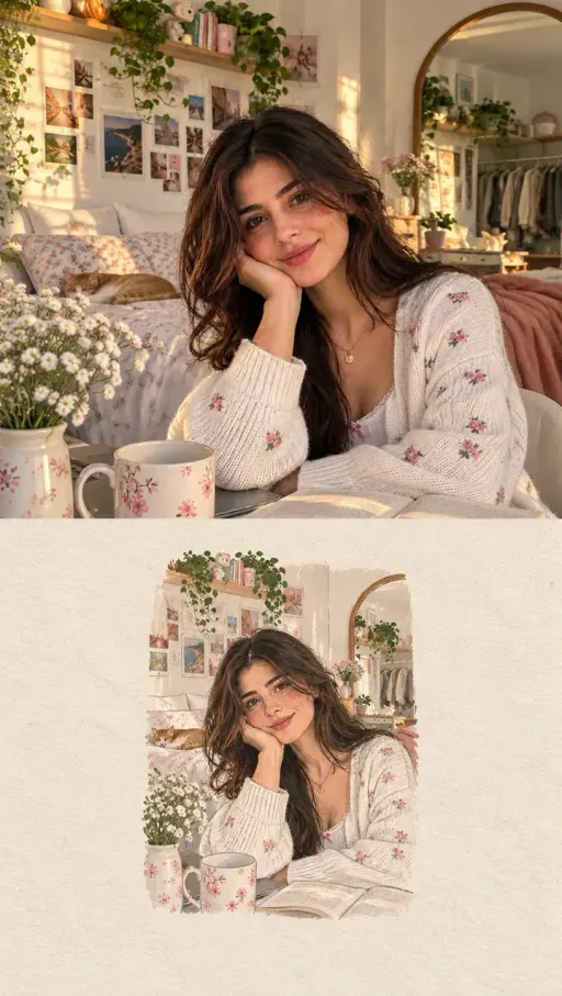 نمونهٔ خروجی قالب پوستر عکس و نقاشی در آتلیه پیکاسو